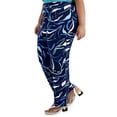 thumbnail image 3 of Alfani Women's Elastic Waist Printed State Wide-Leg Pant Plus Size 2X, 3 of 4