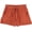 Red, variant on Be Bop Juniors Solid Challis Pom Pom Trim Shorts Small Clay brown