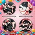 thumbnail image 4 of Pink Style Banner Bowknot Design Birthday Display Heart-shaped Balloons Star Pattern Party Backdrop for Birthday Party Girls' Party Photo Shoot, 4 of 9