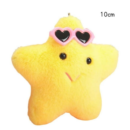 

Plush Cartoon Star Stuffed Doll Schoolbag Accessories Pendant Kid