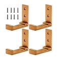thumbnail image 1 of 4PCS Heavy-Duty Foldable Invisible Hook: Space-Saving Aluminum Wall Hanger!, 1 of 7