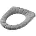 thumbnail image 2 of Almohadillas de cubierta de asiento de inodoro de tela lavable, calentador suave y grueso, 4 Uds., 2 of 8