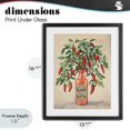 thumbnail image 4 of Stupell Industries Contemporary Chili Peppers in Hot Sauce Vase Black Framed Print Under Glass, 13 x 16, by The Prints Vibe, 4 of 8