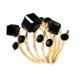 thumbnail image 1 of Crystal Zircon Anillo Exagerado Anillo Espiral Anillo de Primavera de Moda Anillos Grandes, 1 of 5