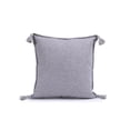 thumbnail image 1 of Cojín Decorativo Antonela Borlas Gris Oxford, 1 of 4