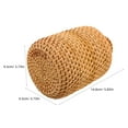 thumbnail image 2 of SEWCHICS Beige Rattan Dried Flower Vase for Guest Room Decoration, Floral Arrangement , 1 Piece, 2 of 8