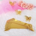 thumbnail image 2 of 50Pcs Gold Napkin Rings Butterfly Ring Napkin Paper for Wedding Communion Graduation Birthday Party Christmas Decorations, 2 of 3