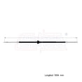 thumbnail image 2 of Cable Chicote Liberador De Cofre Compatible Con Ford Ka 1.6L 2001 2002 2003 2004 2005 2006 2007 CAHSA Cable Chicote Acelerador, 2 of 6