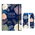 thumbnail image 2 of A5 Planning Notebook 2025-2026 Monthly Calendar With Separating Pages Coil Binding And Inner Pocket, 2 of 3