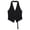 Black, variant on Women's Dressy Versatile Racerback Waistcoat Vest for Casual White XS