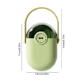 thumbnail image 3 of Jabonera portátil con tapa – Almacenamiento de jabón a prueba de fugas con drenaje para viajes, baño o lavabo – Soporte de plástico para jabón con drenaje rápido y base antideslizante, 3 of 6