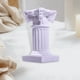 thumbnail image 4 of Portavelas romano blanco Base de resina estatua figurita Pedestal para boda interior exterior decoración del hogar ornamento Sunnimix Pilar Romano, 4 of 8