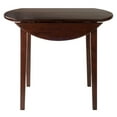 thumbnail image 5 of Winsome Wood Clayton Round Drop Leaf Dining Table, Walnut Finish, 5 of 8