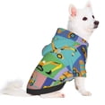 thumbnail image 2 of Honeii Construction Machinery Print Small Dog Hoodies Pet Hooded Sweatshirts Fall Winter Puppy Cat Sweaters Warm Clothes for Small Dogs Outfits Costume-X-Small, 2 of 7