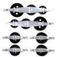 thumbnail image 3 of Miangastore Rope Pulley System Pulley Block Black Plastic 1 Set 9.1x2.6x0.8in, 3 of 8