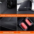 thumbnail image 6 of AOMSAZTO Custom Fit Full Set Car Seat Covers: for Toyota RAV4 2013 2014 2015 2016 2017 2018, Non-Slip Full Set Automotive Vehicle Cushion Protector(Front Backrest No Curved, Rear Seat Split LE), 6 of 7