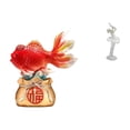 thumbnail image 1 of Estatua De Bailarina Koi De Feng Shui Chino, Escultura Moderna De Pez Bailarina, Adorno Creativo De Escritorio Para Entrada, Oficina, Hogar, Dormitorio, Decoración, Regalo De Buena Suerte Para, 1 of 8