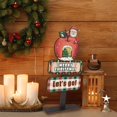 thumbnail image 3 of Wooden Festive Tabletop Decoration for Holiday and Indoor Home with Christmas Design, 3 of 5