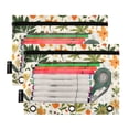 thumbnail image 5 of FORMRS 2 Pack Pencil Pouch for 3 Ring Binder with Clear Window Zipper Case, Leaves Pattern, 5 of 6
