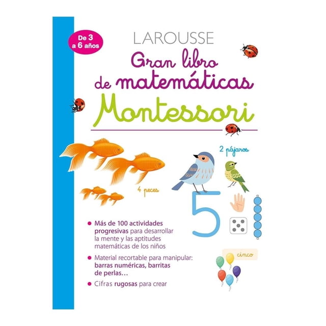 Mi Primer Gran Cuaderno Montessori de Matemáticas Ediciones Larousse Sa De Cv Delphine Urvoy