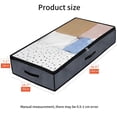 thumbnail image 5 of Bolsillo de almacenamiento flexible con cremallera debajo de la cama con divisor extraíble Adepaton 2035245-1, 5 of 5
