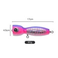 thumbnail image 2 of Filete de ola de madera Señuelo de madera Filete de ola Barco de alta mar Trolling Placa de hierro Pesca Cebo falso 80 g 18 cm, 2 of 4