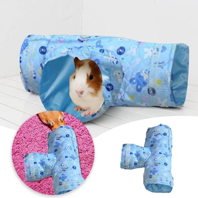 Small Pet Products Factory Interactive Hamster Toy Hedgehog Tunnel with Three Channels for Play and Exploration