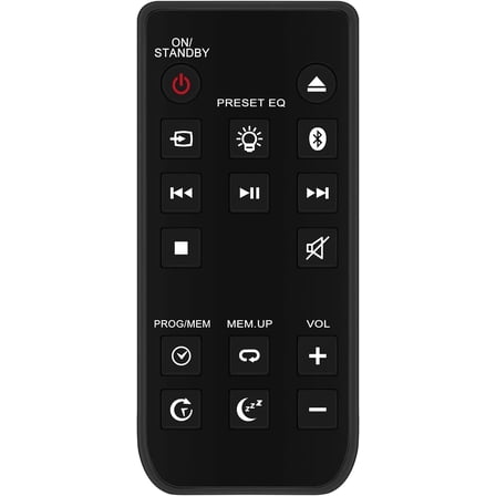 R7115S Replacement Remote Control fit for Blackweb CD Player BWA17AA005