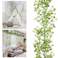 thumbnail image 5 of Flores simuladas, flores artificiales de plástico, enredaderas artificiales para bodas, decoraciones para bodas, plantas verdes, enredaderas Vhermosa BST3025290, 5 of 5