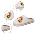 thumbnail image 5 of Cute House Slippers for Women Men Cute Fuzzy Nonslip Bedroom Shoes Pumpkin Ghost Fall Winter Slippers Halloween & Christmas Gift, 5 of 8