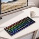 thumbnail image 4 of Teclado Juego 68 Teclas RGB COMPUTADOR () Rojo, 4 of 9