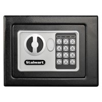 Stalwart Electronic Deluxe Digital Steel Safe Black