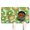 Green Kiw, variant on Fruity Fresh Pet Bowl Mat - Non-Slip Dog Feeding Mat with Cartoon Painted Strawberries