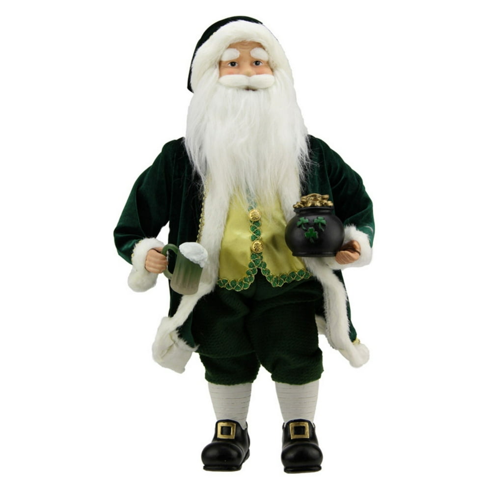 Northlight Luck of the Irish Santa Claus Christmas Decoration Walmart