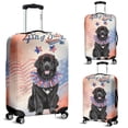 thumbnail image 2 of 4th of July Newfoundland Celebrates Independence Day Travel Luggage Cover Newfie Dog Lover Gifts Suitcase Dust Protective Decor - 12010, 2 of 5