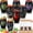 Black, variant on 6 Pack 12oz Cantaritos de Barro Mexicanos Mexican Clay Cup Pottery Fiesta De Barro Mexicanos Coffee Mugs Glasses for Margaritas Mojitos (Cute,Red)