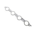 thumbnail image 2 of KarParts360 For Hummer H3/H3T 2008 2009 2010 Exhaust Manifold Gasket | One Piece Configuration | Round Shape Port | 8 Bolt Hole | Thickness: 0.03 Inches / 0.75 Millimeter, 2 of 3