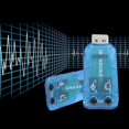 thumbnail image 1 of 1 Uds. Tarjeta de Audio 3d Usb 1,1 para adaptador de micrófono/altavoz sonido envolvente 7,1 Ch para ordenador portátil de alta calidad LingWen 8390606996886, 1 of 1