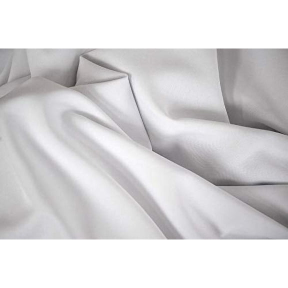 60" Wide (5ft Wide) x 120 Yards Roll -White Polyester Fabric, Visa Polyester, Polyester Poplin, Polypoplin