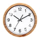 thumbnail image 1 of Reloj de pared redondo decorativo de 10 pulgadas, sencillo, adorno de pared, reloj silencioso para comedor, estudio, regalo de inauguración de la casa, 1 of 8