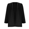 thumbnail image 5 of TMOYZQ Summer Cardigans for Women Lightweight 3/4 Sleeve Outerwear High Low Cardigan Sweaters Casual Beach Vacation Cover up, 5 of 7