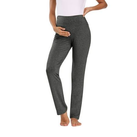 

Summer Savings Clearances Fashion Versatile Soft And Comfortable Yoga Maternity Pajamas Pure Color Pregnant Women s Pants