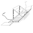 thumbnail image 3 of Miangastore Stainless Bathtub Tray Over the Tub Racks Retractable Shower Organizer with Extending Sides for Holding Wine and Towels, 3 of 9