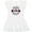 AA-White, variant on Inktastic October Breast Cancer Awareness Month Badge Girls Baby Dress