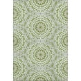 thumbnail image 2 of Addison Rugs Mayfield Washable Transitional Circles Green Rectangle Rug, 2'6" x 3'10", 2 of 6