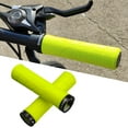 thumbnail image 4 of 2 piezas de empuñaduras de manillar de bicicleta duraderas con bloqueo en antideslizante Empuñadura de ciclo Tpr Empuñadura de goma Amarillo Sunnimix Puños de manillar de bicicleta, 4 of 7