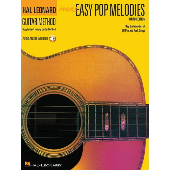 Hal Leonard Guitar Method (Songbooks) More Easy Pop Melodies - Third Edition Correlates with Book 2 Book/Online Audio, (Paperback)