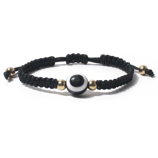 Minnieouse de mujer Bohemia trenzada moda pareja correa de muñeca DIY joyería de mano hecha a mano artesanía decoración de vestir Ropa, zapatos y accesorios Miscelánea Negro Minnieouse AP014602-04