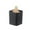 A Black, variant on Cute Pattern High Aesthetic Rotating Pen Holder, Multifunctional Large Capacity Desktop Organizer for Campus Youngsters, Simple and Creative Storage Box with Rotating Base