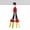 Red, variant on Banana Bungee Banana Holder with Clamp Anchor, Under Cabinet Hanging Storage, Black, Made in USA